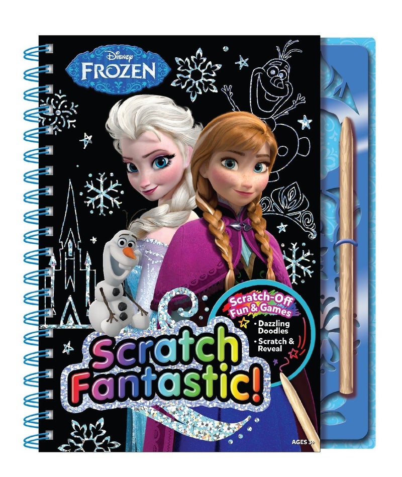 Bendon Frozen Elsa & Anna Coloring and Activity Book | Elsa Coloring Book | Scratch Fantastic (Scratch Off) | Includes Scratch Pen | Officially Licensed